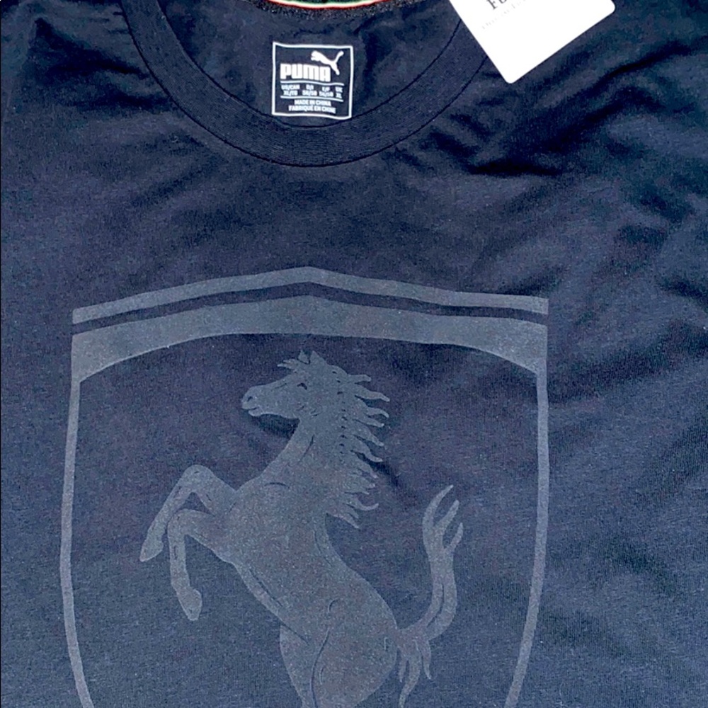 Ferrari tee made by puma.